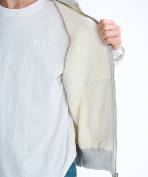 ELEMENT(エレメント)の「ELEMENT メンズ LOGO HOOD FULL ZIP パーカー 【2025年秋冬モデル】/エレメントバックプリントジップアップパーカー・フーディー(パーカー・メンズ・ブラック/ホワイト系その他・X-LARGE/LARGE/MEDIUM)」の14枚目の写真