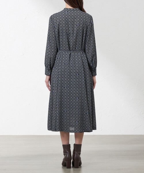 amaca(アマカ)の「【Anniversary Piece】【LIBERTY】Ribbon Medallionワンピース(ワンピース・レディース・ダークネイビー/ワイン・40/38)」の7枚目の写真