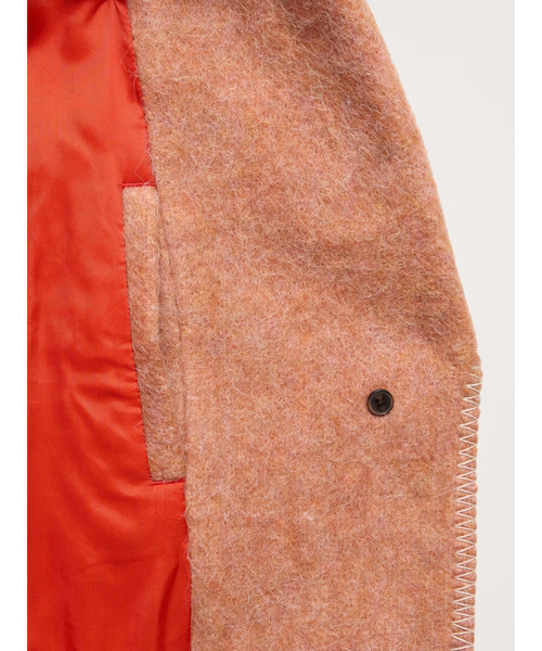 Banana Republic(バナナリパブリック)の「ファジー イタリアン ウールブレンド トップコート(チェスターコート・レディース・マルチ・M/XS/S)」の6枚目の写真