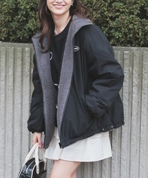 Honeys | 【非フッ素撥水加工】リバーシブルボアブルゾン(ブルゾン)