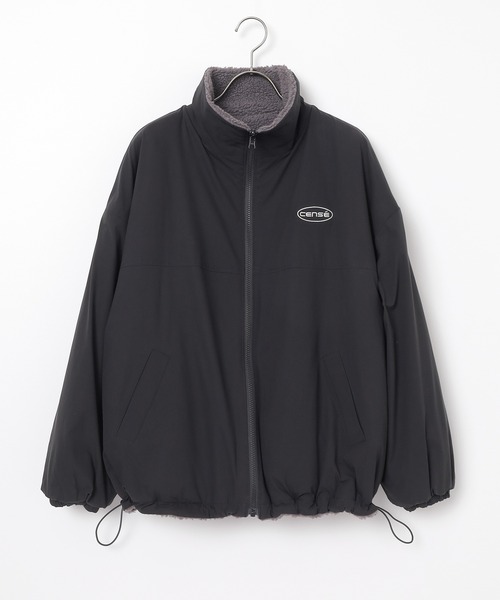 非フッ素撥水加工】リバーシブルボアブルゾン（ブルゾン）｜Honeys