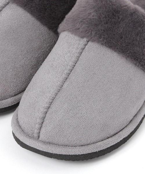 BAYFLOW（ベイフロー）の「BFファールームシューズ（ルームシューズ/スリッパ・レディース・グレー/ベージュ・MEDIUM/LARGE）」の10枚目の写真