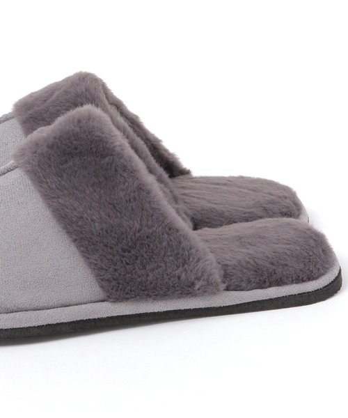 BAYFLOW（ベイフロー）の「BFファールームシューズ（ルームシューズ/スリッパ・レディース・グレー/ベージュ・MEDIUM/LARGE）」の11枚目の写真