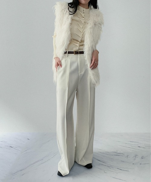 セール】【on:nue】[着用動画あり！] エレガントロングフェイクファー