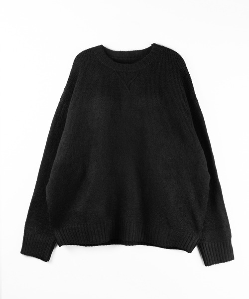 me+em select（ミームセレクト）の「【 ニットセットアップ 】フラッフィーオーバーサイズニット ＋ ニットショートパンツ SET ／ fluffy over size knit + knit short pants SET（セットアップ・レディース・グレー/ブラック/アイボリー・FREE）」の18枚目の写真