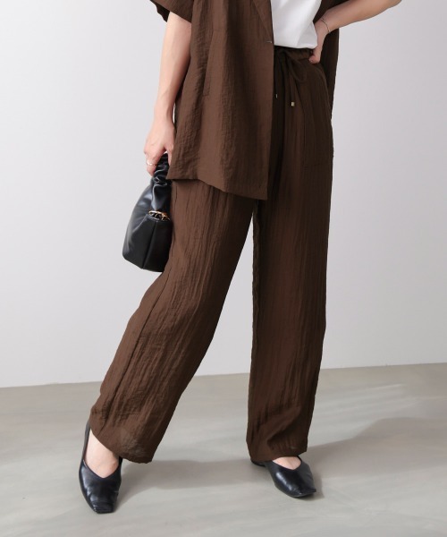Bou Jeloud(ブージュルード)の「ウエストドロストパンツ(その他パンツ・レディース・ブラック/ライム/ブラウン・38)」の5枚目の写真