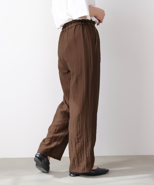 Bou Jeloud(ブージュルード)の「ウエストドロストパンツ(その他パンツ・レディース・ブラック/ライム/ブラウン・38)」の7枚目の写真