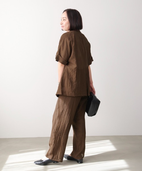 Bou Jeloud(ブージュルード)の「ウエストドロストパンツ(その他パンツ・レディース・ブラック/ライム/ブラウン・38)」の10枚目の写真