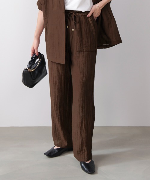 Bou Jeloud(ブージュルード)の「ウエストドロストパンツ(その他パンツ・レディース・ブラック/ライム/ブラウン・38)」の11枚目の写真