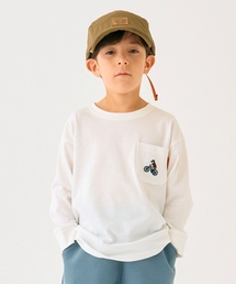 minimal | 【防汚加工】アウトドアポケット刺しゅうロンT(Tシャツ/カットソー)