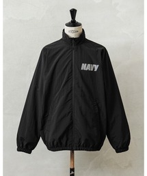WAIPER.inc（ワイパーインク）の「USNA　オフィシャルライセンス ナイロン トレーニングジャケット NAVYプリント（ナイロンジャケット）」