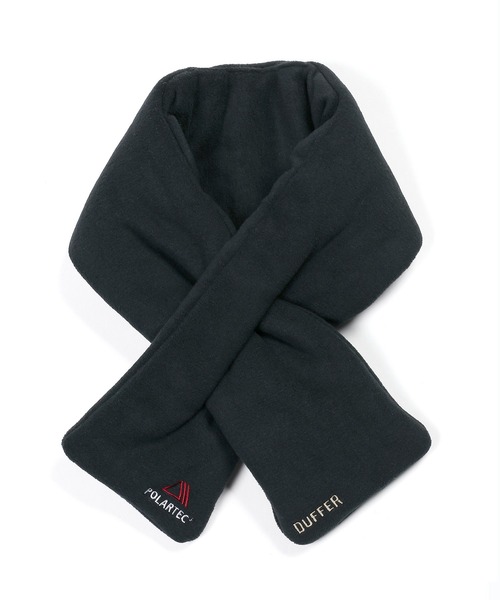 The DUFFER of ST.GEORGE(ザダファーオブセントジョージ)の「〔BLACK LABEL〕POLARTEC "CLASSIC200" MUFFLAR:ポーラテック マフラー(マフラー・メンズ・ネイビー/アイボリー・F)」の3枚目の写真