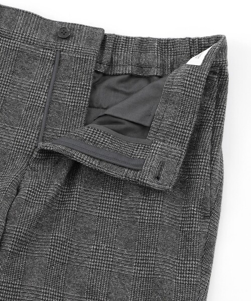 MACKINTOSH PHILOSOPHY（ﾏｯｷﾝﾄｯｼｭ ﾌｨﾛｿﾌｨｰ）の「テーラードジャージー パンツ グレンチェック/千鳥（その他パンツ・メンズ・グレー系その他2/ネイビー/ダークブラウン・38/40/42）」の12枚目の写真