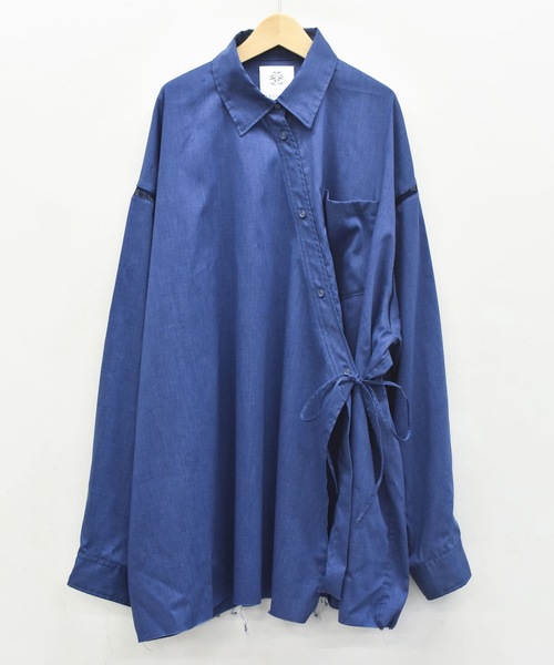 STOF(ストフ)の「SAMUE SHIRT 改(シャツ/ブラウス・メンズ・ブルー/チャコール・S/M)」の12枚目の写真