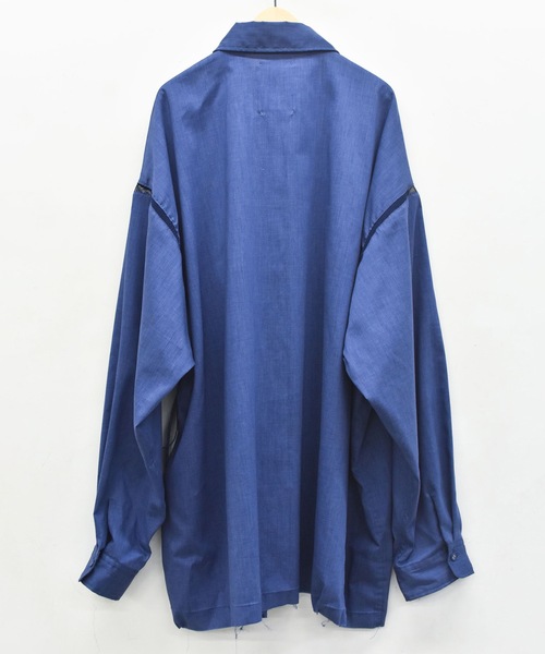 STOF(ストフ)の「SAMUE SHIRT 改(シャツ/ブラウス・メンズ・ブルー/チャコール・S/M)」の13枚目の写真