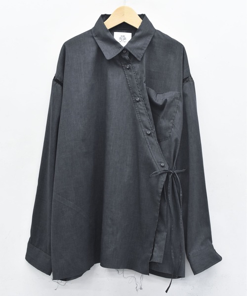 STOF(ストフ)の「SAMUE SHIRT 改(シャツ/ブラウス・メンズ・ブルー/チャコール・S/M)」の16枚目の写真