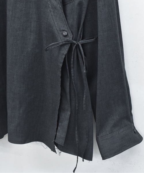 STOF(ストフ)の「SAMUE SHIRT 改(シャツ/ブラウス・メンズ・ブルー/チャコール・S/M)」の19枚目の写真