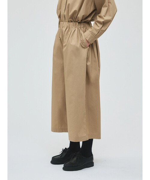 mizuiroind（ミズイロインド）の「mizuiro ind ワイドハーフパンツ（その他パンツ・レディース・ブルー/ネイビー/ブラック/ベージュ・FREE）」の15枚目の写真