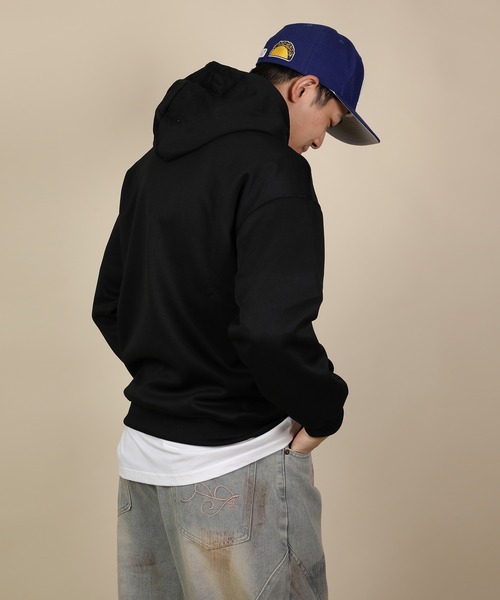 aimoha（アイモハ）の「ドロップショルダーフーディー/Drop shoulder hoodie（パーカー・メンズ・ブラック/ライトグレー/ベージュ/グリーン・MEDIUM/LARGE/X-LARGE）」の13枚目の写真
