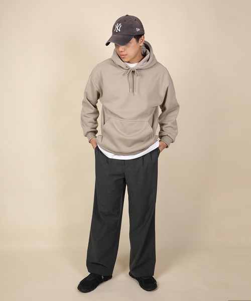 aimoha（アイモハ）の「ドロップショルダーフーディー/Drop shoulder hoodie（パーカー・メンズ・ブラック/ライトグレー/ベージュ/グリーン・MEDIUM/LARGE/X-LARGE）」の18枚目の写真