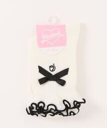 PINKHUNT（ピンクハント）の「PINKHUNT ピンクハント リボン付きクルーソックス 1308（ソックス/靴下・キッズ）」
