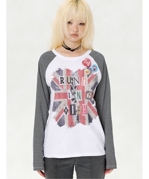 A'GEM/9 × .kom 『runningHIGH/ランニングハイ』 UNION JACK L/S