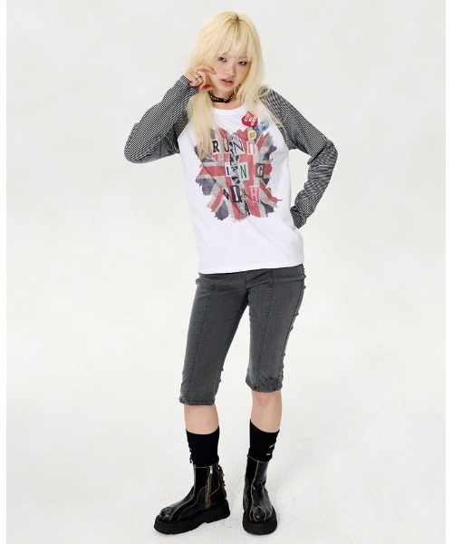 チャングム A'GEM/9 × .kom 『runningHIGH/ランニングハイ』 UNION JACK L/S