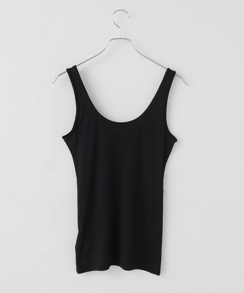 Tu es mon TRESOR（トゥ エ モン トレゾア）の「【TU ES MON TRESOR/トゥ エ モン トレゾア】 U Neck Tank（タンクトップ・レディース・ホワイト/ブラック・MEDIUM）」の3枚目の写真