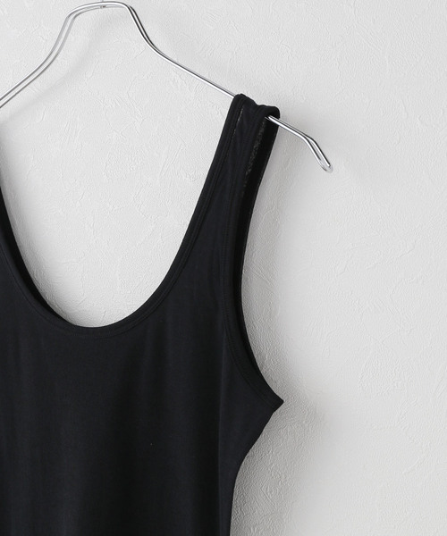 Tu es mon TRESOR（トゥ エ モン トレゾア）の「【TU ES MON TRESOR/トゥ エ モン トレゾア】 U Neck Tank（タンクトップ・レディース・ホワイト/ブラック・MEDIUM）」の4枚目の写真