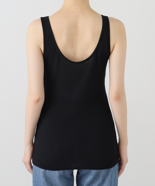 Tu es mon TRESOR（トゥ エ モン トレゾア）の「【TU ES MON TRESOR/トゥ エ モン トレゾア】 U Neck Tank（タンクトップ・レディース・ホワイト/ブラック・MEDIUM）」の12枚目の写真