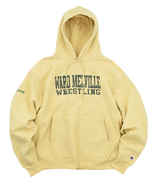 【USED】Y2K Champion “Ward Melville Wrestling” リバースウィーブ フーディ