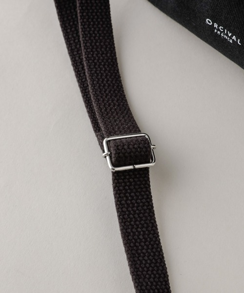ORCIVAL(オーシバル)の「ORCIVAL/SHOULDER POUCH MEDIUM(ショルダーバッグ・レディース・グレー/ブラック・FREE)」の12枚目の写真