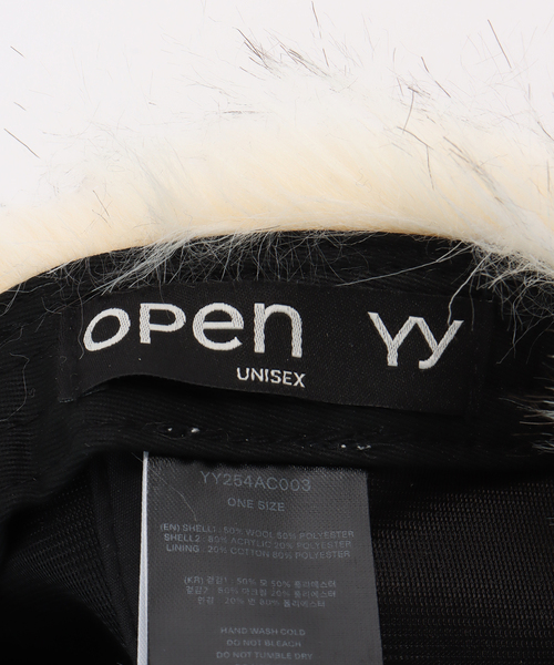 open yy earflapcap 正規品 OPEN YY] FAUX FUR CORDUROY EARFLAP CAP : 2color (OPEN