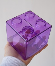 Sowel.（ソエル）の「【 Sowel. / ソエル 】 クリアカラー ブロック 貯金箱 / マネーバンク #（インテリア雑貨）」