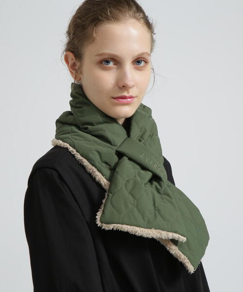 直営店限定》QUILTING FUR STOLE/キルティング ファー ストール