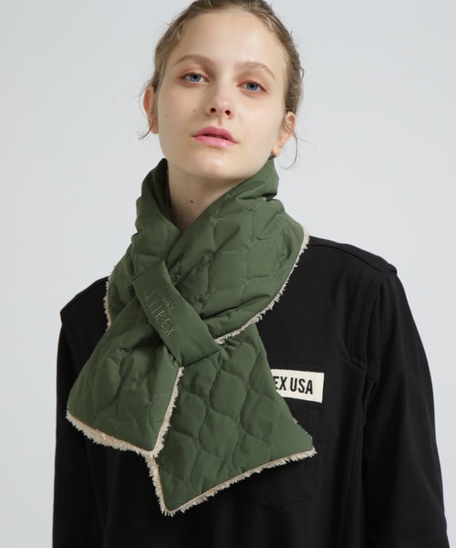 直営店限定》QUILTING FUR STOLE/キルティング ファー ストール