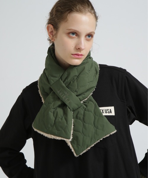 直営店限定》QUILTING FUR STOLE/キルティング ファー ストール