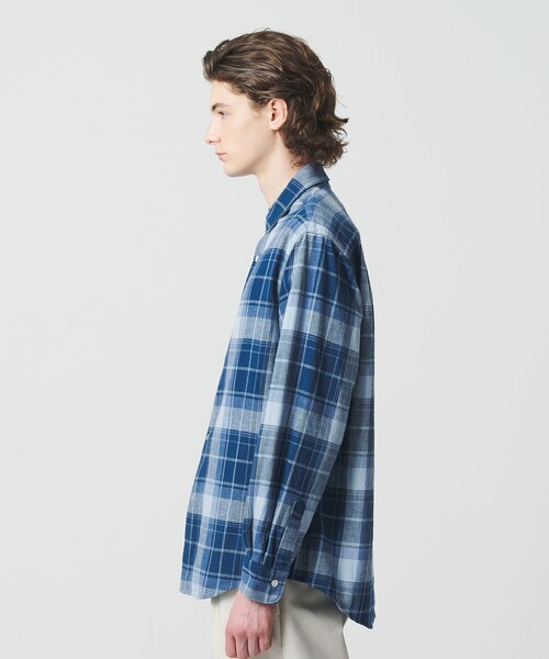 BEAUTY&YOUTH UNITED ARROWS(ビューティーアンドユースユナイテッドアローズ)の「<one BEAUTY&YOUTH>OLD/C ワッシャー シャツ FORM型(シャツ/ブラウス・メンズ・コバルトブルー・M/L/S/XL)」の5枚目の写真