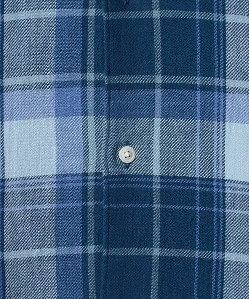 BEAUTY&YOUTH UNITED ARROWS(ビューティーアンドユースユナイテッドアローズ)の「<one BEAUTY&YOUTH>OLD/C ワッシャー シャツ FORM型(シャツ/ブラウス・メンズ・コバルトブルー・M/L/S/XL)」の12枚目の写真