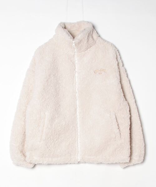 BILLABONG(ビラボン)の「ビラボン BILLABONG FUR BOA STAND LIGHT JACKET サーフ ジャケット(ブルゾン・レディース・オフホワイト/ブラック・M/L)」の1枚目の写真