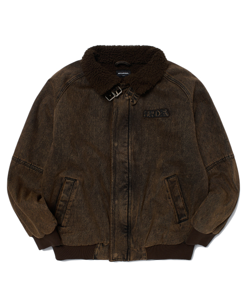 WKNDRS(ウィーキャンドース)の「DENIM SHERPA JK (BROWN)(その他アウター・レディース・その他・MEDIUM/LARGE/X-LARGE)」の1枚目の写真