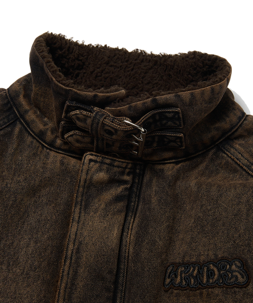 WKNDRS(ウィーキャンドース)の「DENIM SHERPA JK (BROWN)(その他アウター・レディース・その他・MEDIUM/LARGE/X-LARGE)」の4枚目の写真