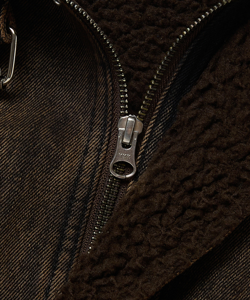 WKNDRS(ウィーキャンドース)の「DENIM SHERPA JK (BROWN)(その他アウター・レディース・その他・MEDIUM/LARGE/X-LARGE)」の5枚目の写真