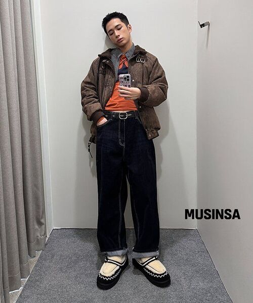 WKNDRS(ウィーキャンドース)の「DENIM SHERPA JK (BROWN)(その他アウター・レディース・その他・MEDIUM/LARGE/X-LARGE)」の9枚目の写真