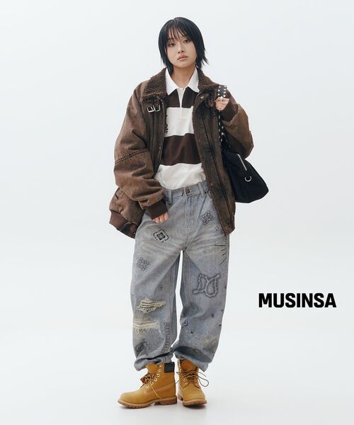 WKNDRS(ウィーキャンドース)の「DENIM SHERPA JK (BROWN)(その他アウター・レディース・その他・MEDIUM/LARGE/X-LARGE)」の12枚目の写真