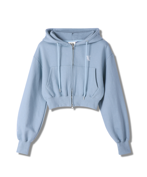 AVANDRESS（アバンドレス ）の「AV LOGO CROP HOOD ZIP-UP PIGMENT BLACK（パーカー・レディース・その他・MEDIUM/SMALL）」の5枚目の写真