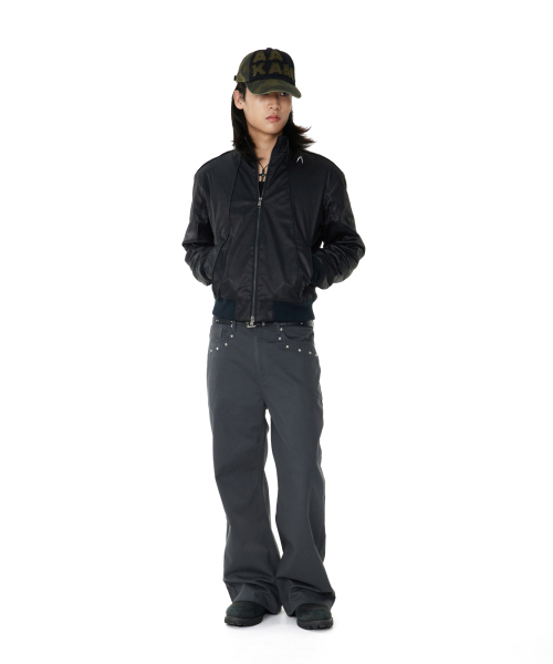 AAKAM（アーカム）の「Piping Leather Blouson (Black)（ライダースジャケット・レディース・その他・1/2）」の8枚目の写真