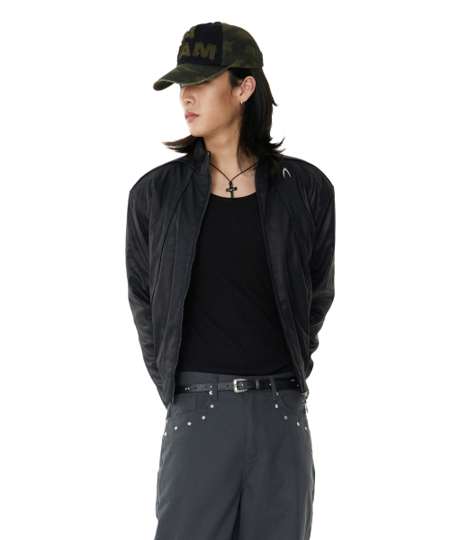 AAKAM（アーカム）の「Piping Leather Blouson (Black)（ライダースジャケット・レディース・その他・1/2）」の11枚目の写真