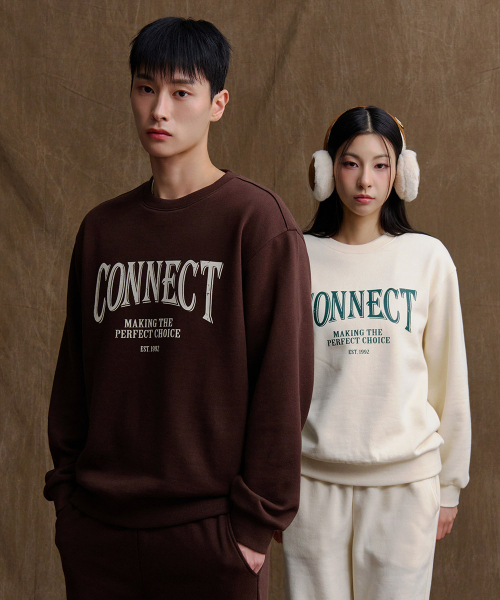 CHASECULT（チェイスカルト）の「ユニセックスエッセンシャル裏起毛グラフィックスウェットシャツ-ブラウン（スウェット・メンズ・ブラウン・90/100/95/105）」の5枚目の写真