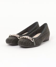 【Bridget Birkin Walk】チェーンモチーフウォーキングパンプス(55244B)